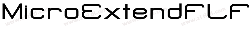 MicroExtendFLF Bold字体转换